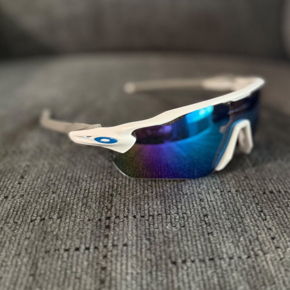 Oakley Radar EV PRIZM Polarized Blue OO9208 White-Gray Frame - Picture 7 of 9